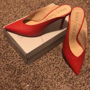Sole Society Bethenia mules sz 9